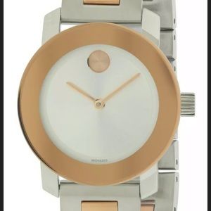 Movado Bold SWISS Quartz Two Tone Stainless Steel